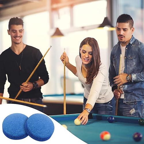 Miniatura 5 de Gejoy Juego de 20 puntas de repuesto para taco de billar con caja de almacenamiento para billar