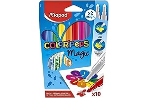 Maped Color'Peps Magic Color-Change Markers 8pc + 2 Revealers