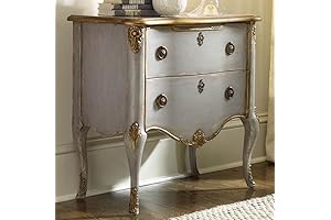 Hooker Furniture Seven Seas French Two Drawer Wood Accent Chest in Gray