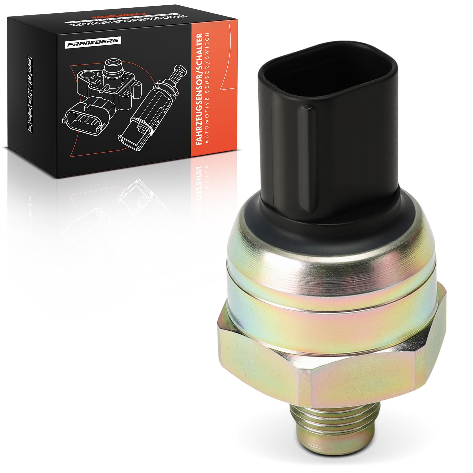 Frankberg Sensore di pressione differenziale 3-Poli Compatibile con Serie 3 Compact E46 Serie 3 Touring E46 Serie 3 E46 Serie 3 Cabriolet E46 Serie 5 E60 Replace# 34521164458