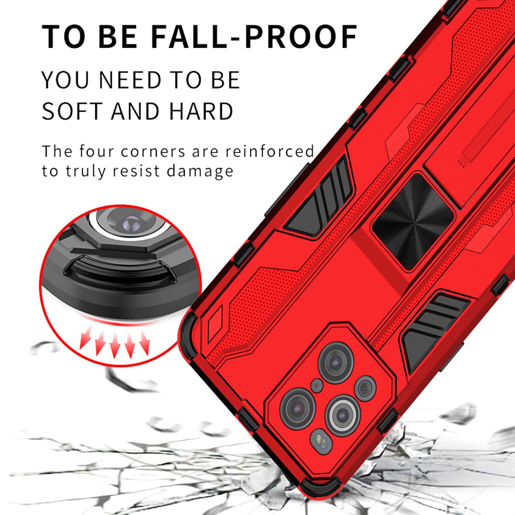Protector Pantalla Xiaomi 11 Lite Movil Xiaomi 11 Lite 5g Tianyan Funda Xiaomi Redmi Note 10 Pro,Anti-Shock 360 Grados Con Soporte Carcasa [Dual Layer 2in1 Hard PC Y Silicona TPU Tough Armor