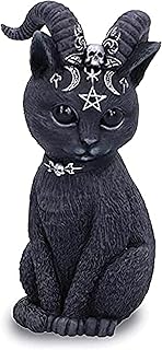 インテリア 魔法猫 置物 悪魔の猫 ハロウィーンのインテリア飾り 庭の装飾 黒猫 角あるの猫 翼あるの猫 ハロウィン 飾り 置物 人気 置物 おしゃれ 北欧 置物 インテリア おしゃれ 玄関 魔法帽子を付けるの猫 黒ヤギ ハロウィーン飾り 飾り物 プレゼント ギフト おしゃれ B