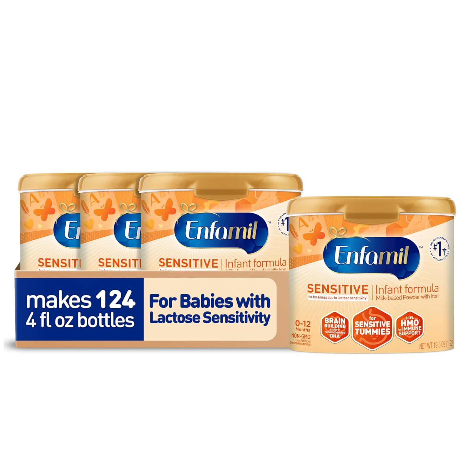 Enfamil Sensitive Baby Formula with DHA, Iron & Prebiotics