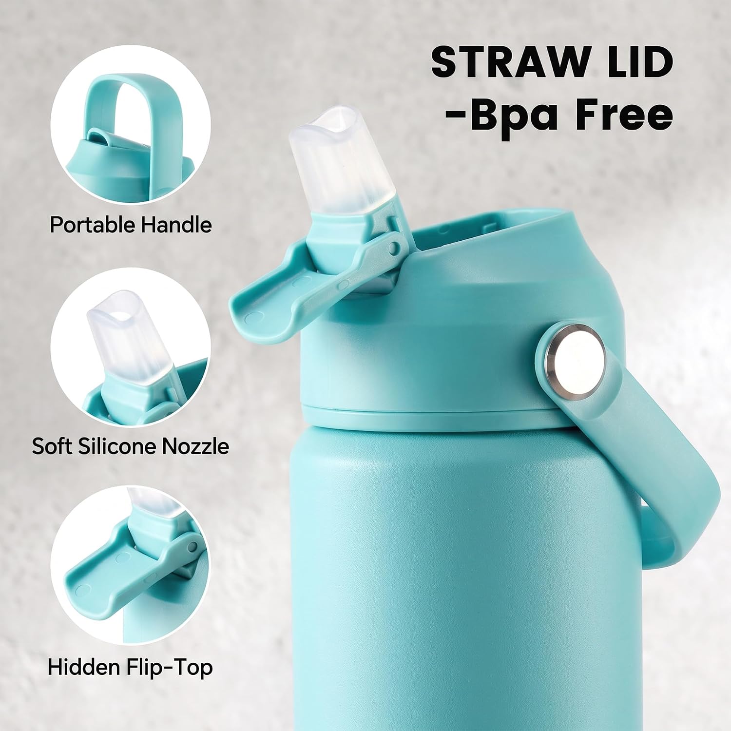 Fijinhom 18oz Insulated Stainless Steel Water