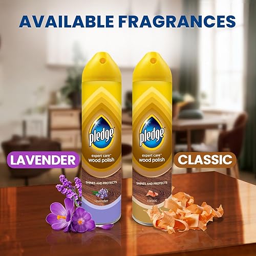 Miniatura 5 de Pledge Pulidor para muebles de madera, 9.843 in, lavanda por Pledge