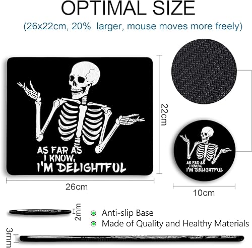 Miniatura 4 de Alfombrilla de mouse de mariposa con hongos, lindas alfombrillas de mouse pequeñas para escritorio, alfombrilla de mouse redonda de viaje para mouse