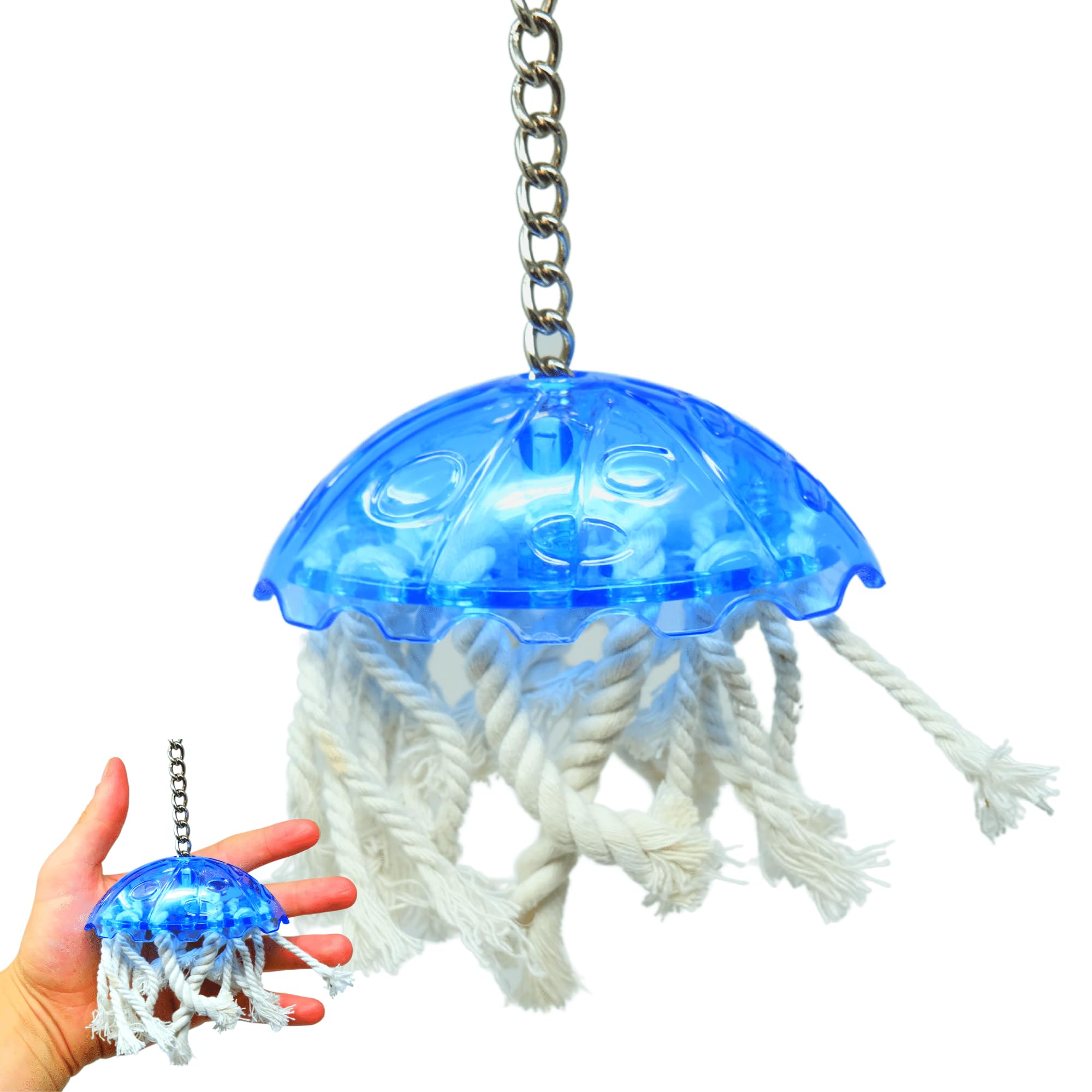 Lucky Bird Toys Jellyfish 3.5in Small Bird Toy