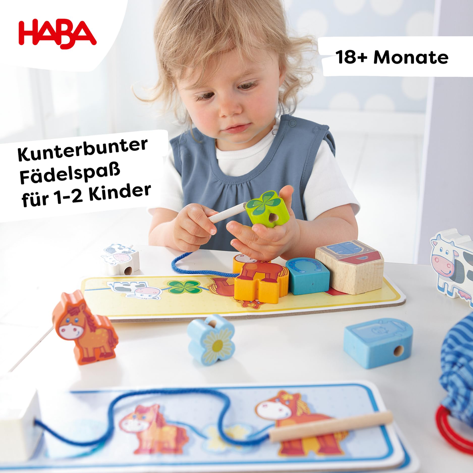 Haba Fädelspiel Auf dem Land