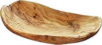 HIZBO MART Hand-Carved Root Wood Serving Dish - Vintage Acacia Wooden Tray, Unique 8.5-10 Inch Art Piece