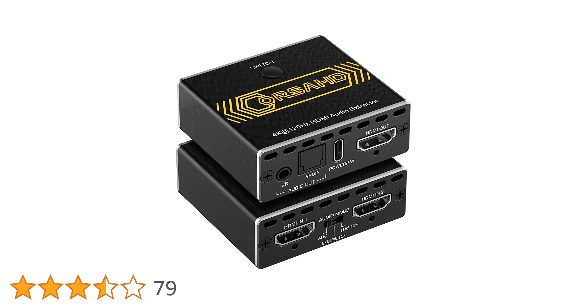 即購入OK⭕️PROZOR HDMIオーディオエクストラクター Amazon | PROZOR HDMIオーディオ分離器 4K@30Hz 1080P 3D映像