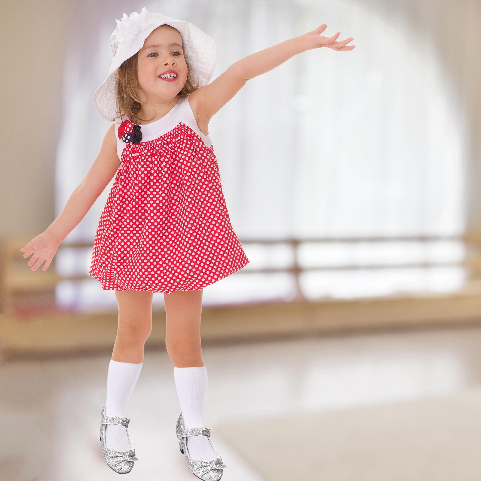 Ragazze Glitter Dress Scarpe