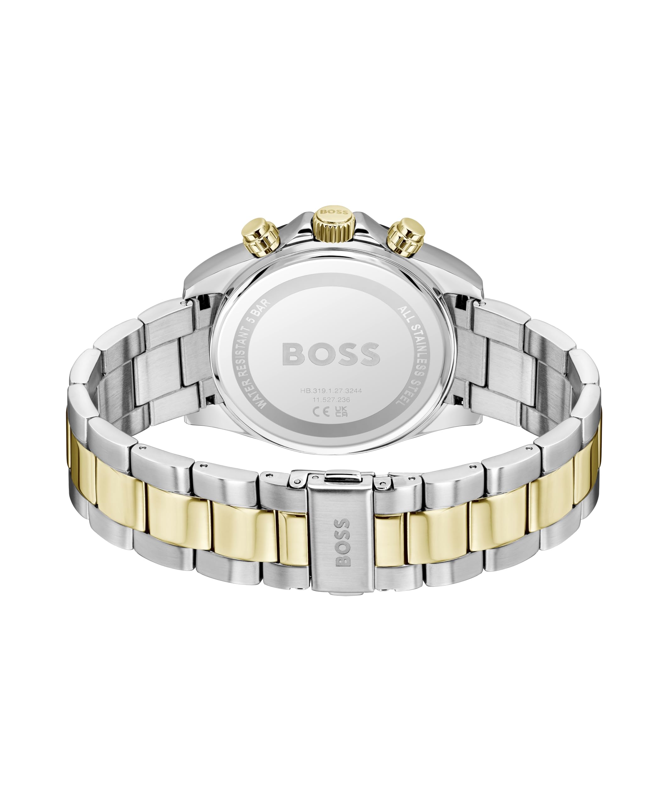 BOSS Quarz-Chronograph für Herren Hero 2.0 Collection mit Edelstahlarmband