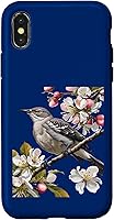 Vista 5 de Arkansas Northern Mockingbird Surrounded by Apple Blossom Case for iPhone 17