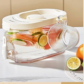 [超レア]   T-Rex 直筆サイン入りピッチャー（ウォーターポット） 楽天市場】冷水筒 蛇口付き ロック付き 冷蔵庫ポット 大容量2.2L