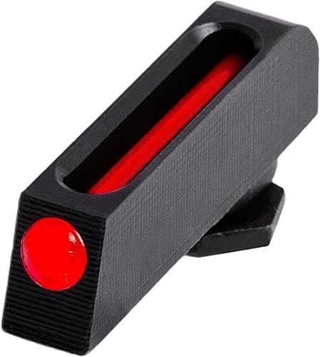 Miniatura 2 de TRUGLO Vista nocturna para pistola de fibra óptica, compacta y duradera, resistente a los enganches, alta visibilidad, frontal roja y verde para