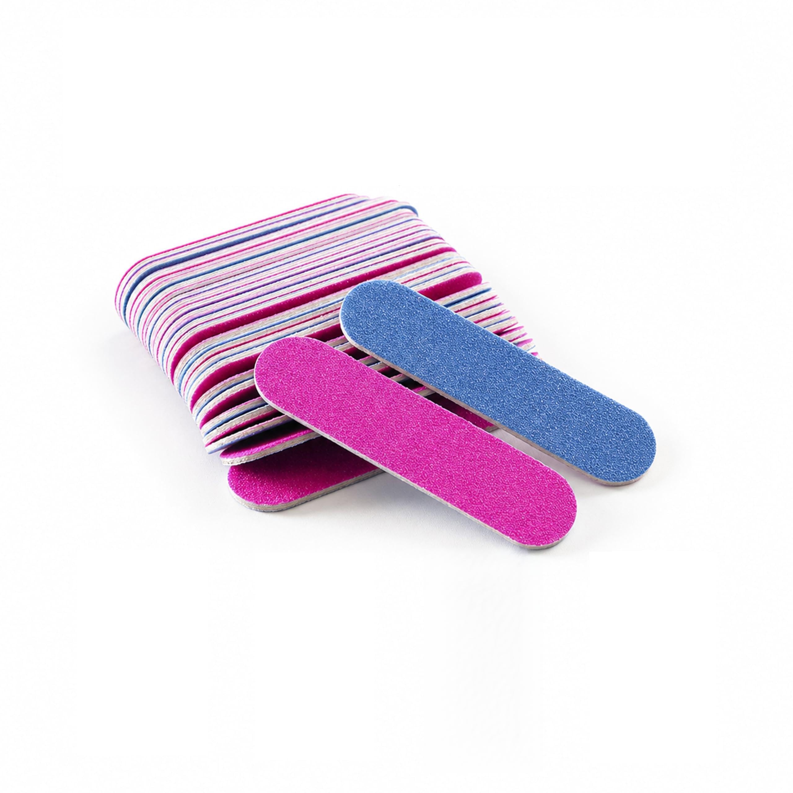 Mini Files 100pcs Nail File Set Disposable Mini Nail File, Professional Care Mini Nail Files Double Sided Emery Board Buffer Set Grit Double Sided Emery Board for Manicure, Nail Studio, Home-image-9