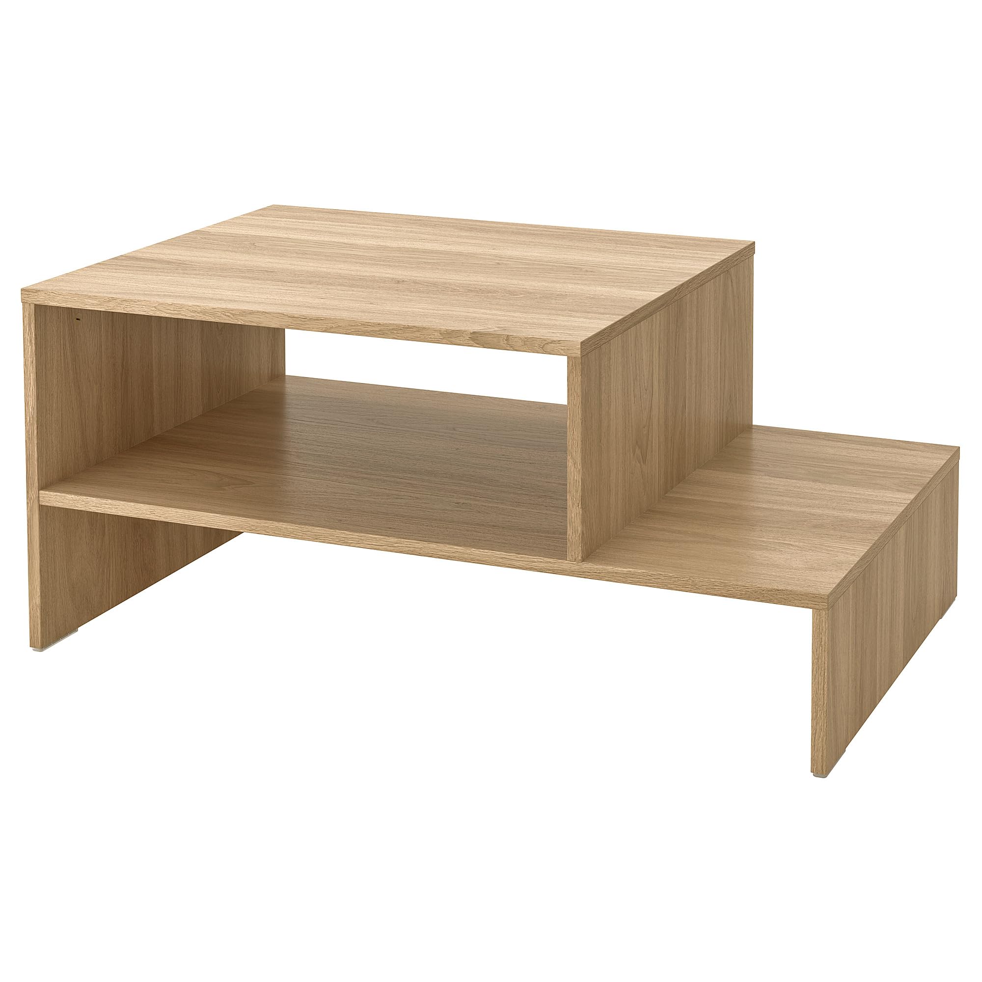Table basse ProTuning HOLMERUD effet chêne 90x55 cm meuble stable facile à nettoyer