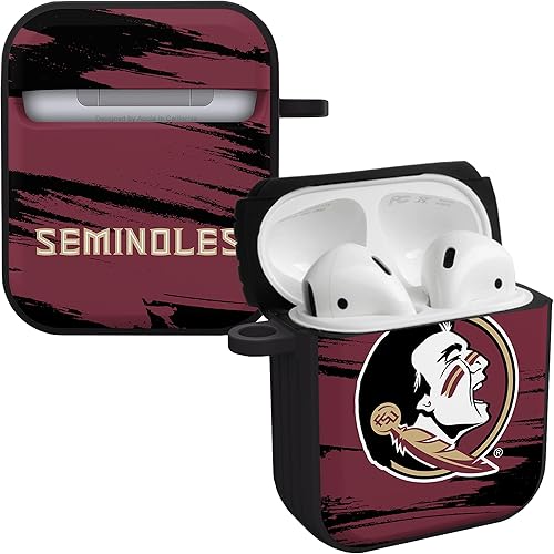 Miniatura 22 de Affinity Bands Florida State Seminoles Champion Series HDX - Funda compatible con Apple AirPods Pro Champion Series,Camo,Clásico,bermellón