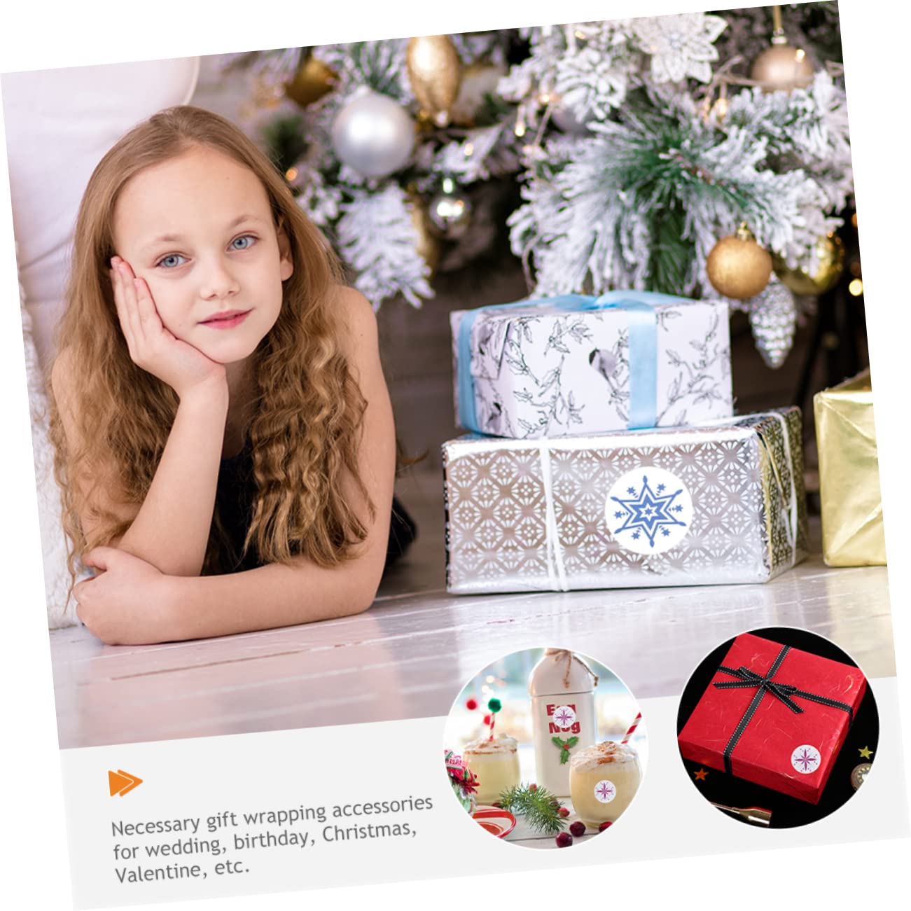 VILLCASE 15rotoli Adesivi Decorativi Natalizi Etichette Per e Piccole Attività Commerciali Per Confezionare e Personalizzare Regali