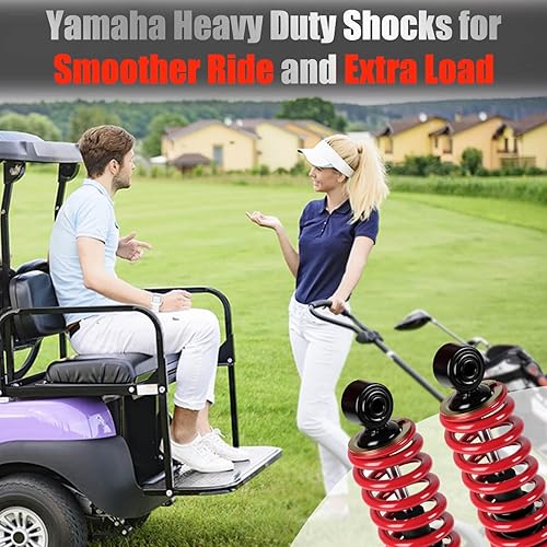 Miniatura 5 de Yamaha - Amortiguador trasero resistente con ramitas para Yamaha Gas y Electric G14, G16, G19, G20, G22 y G29, modelos de carrito de golf OEM