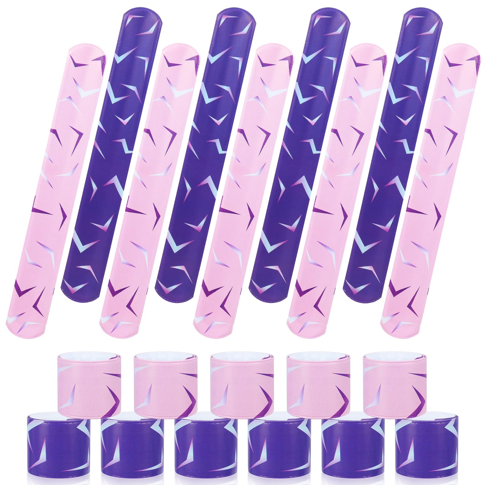 KPOP Theme Slap Bracelets, KPOP Slap Wristband Set,Kpop Party Favors,Kpop Birthday Decorations for Exchanging Gifts