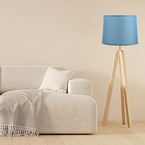 Miniatura 7 de PATIKIL Pantallas para lámparas de mesa de 11.4 pulgadas superior x 12.6 pulgadas inferior x 9.8 pulgadas de alto, pantallas de lámpara de tambor