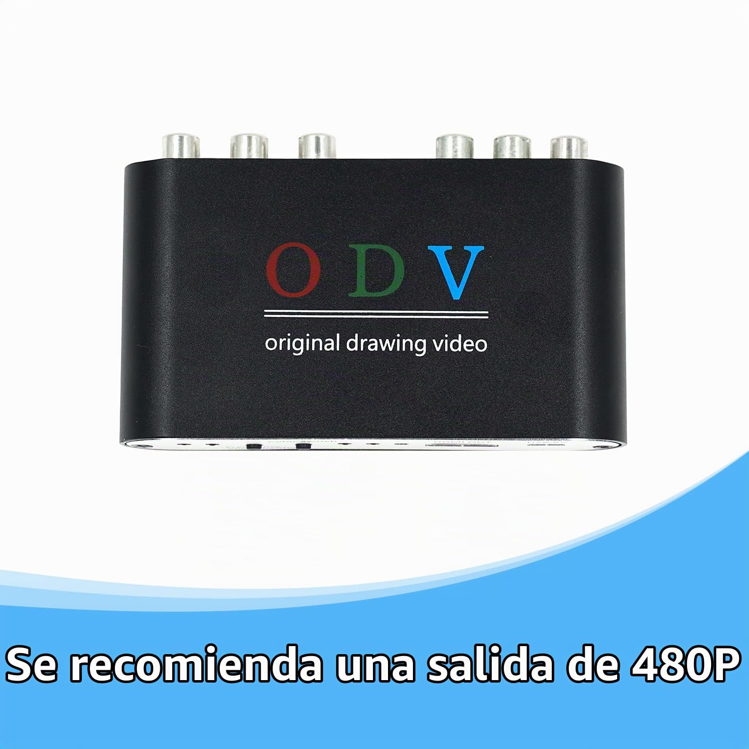 Mcbazel ODV Composite Convertidor de Adaptador RCA/S-Video/YPbPr a HDMI para Retro Consola