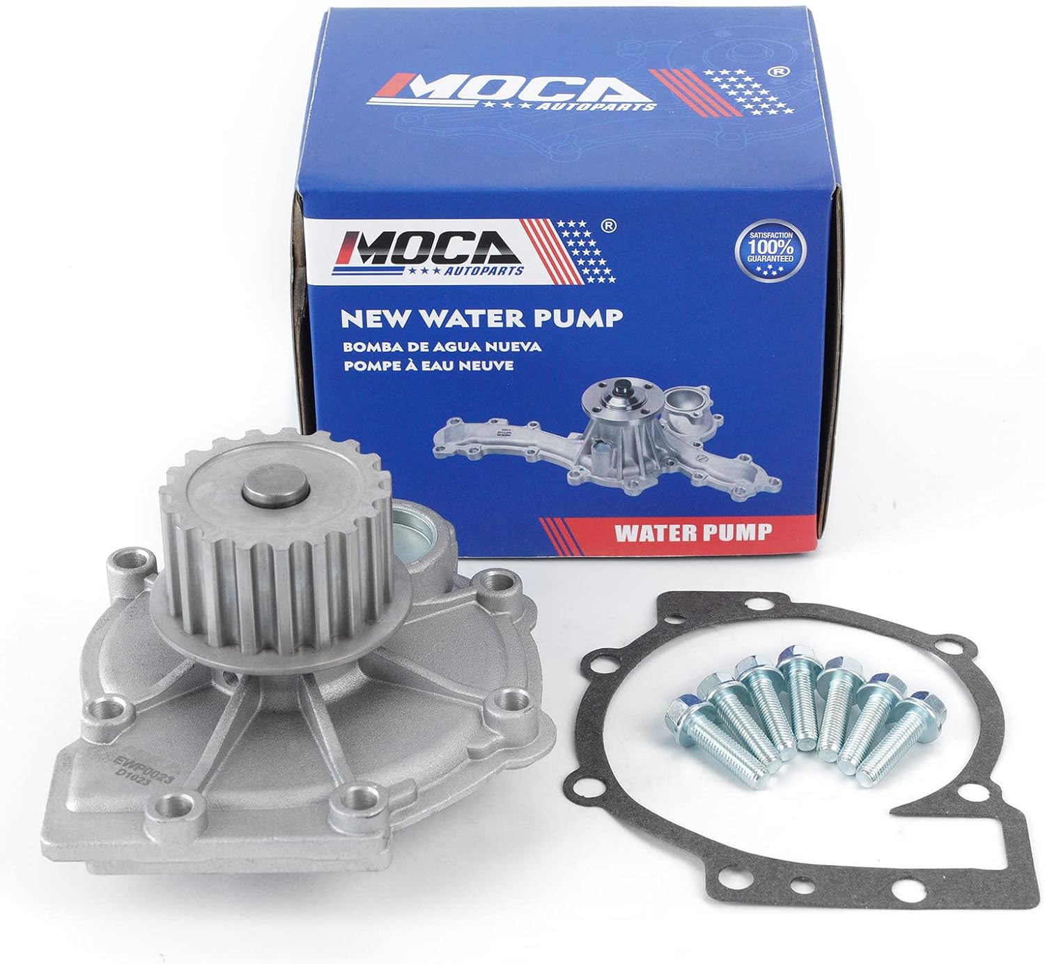 MOCA 190-1070 Engine Water Pump Fit 2007-2013 for Volvo C30 2.5L, 2004-2011 for Volvo S40 2.5L, 2012-2015 for Volvo S60 2.5L, 2005-2011 for Volvo V50 2.5L