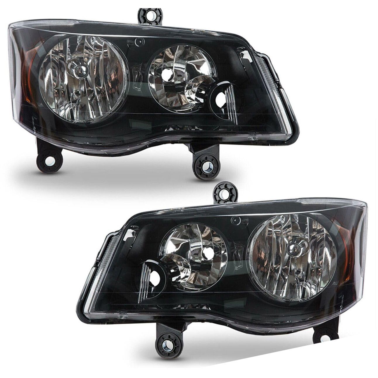 Amazon.com: FEILAIT Fits Black Headlight Lamp Plastic Front Left 
