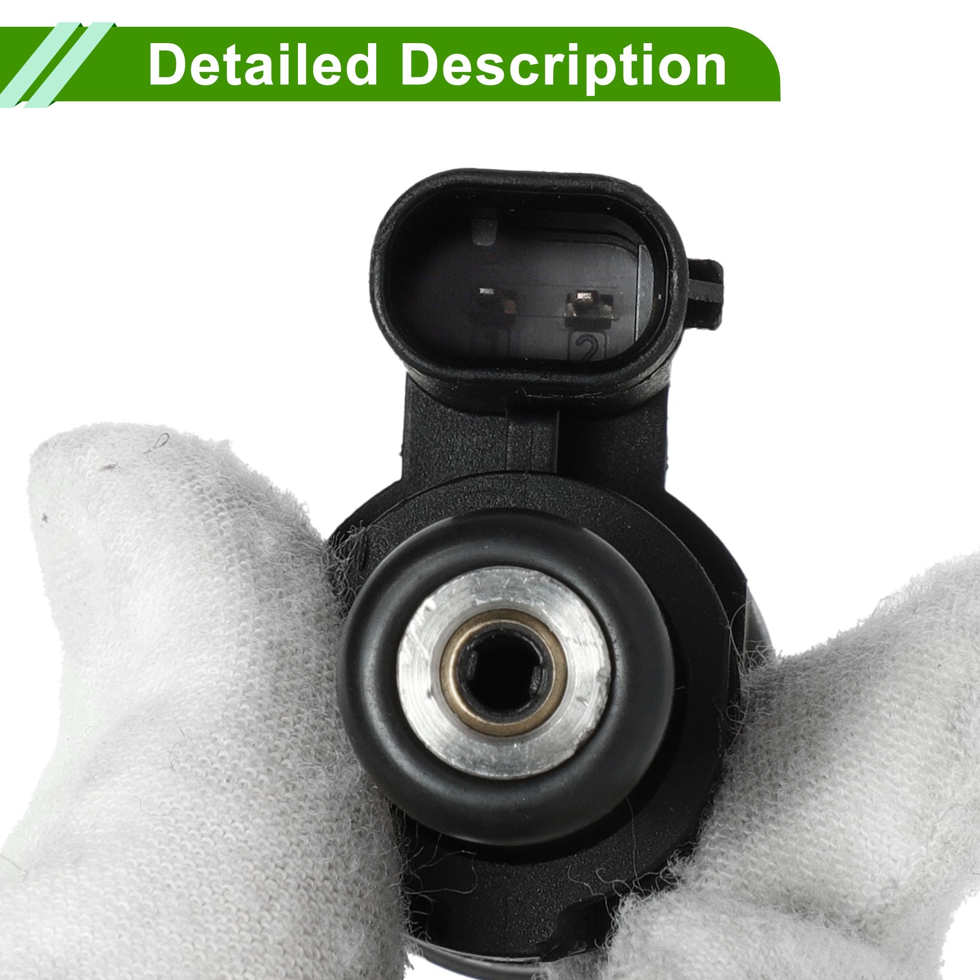 Iniettore di carburante n. H6BG9F593AA per FORD FOCUS 1.0 ECOBOOST 18-19, ugello carburante nero Flow Match, 1 pezzo.