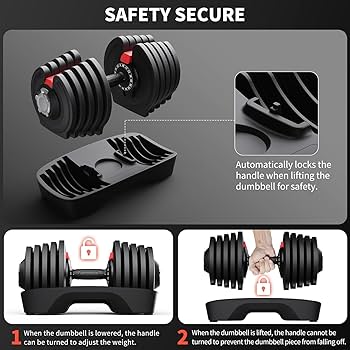 Amazon | Eisenlink (アイゼンリンク) 調節可能なダンベル 90ポンド 16