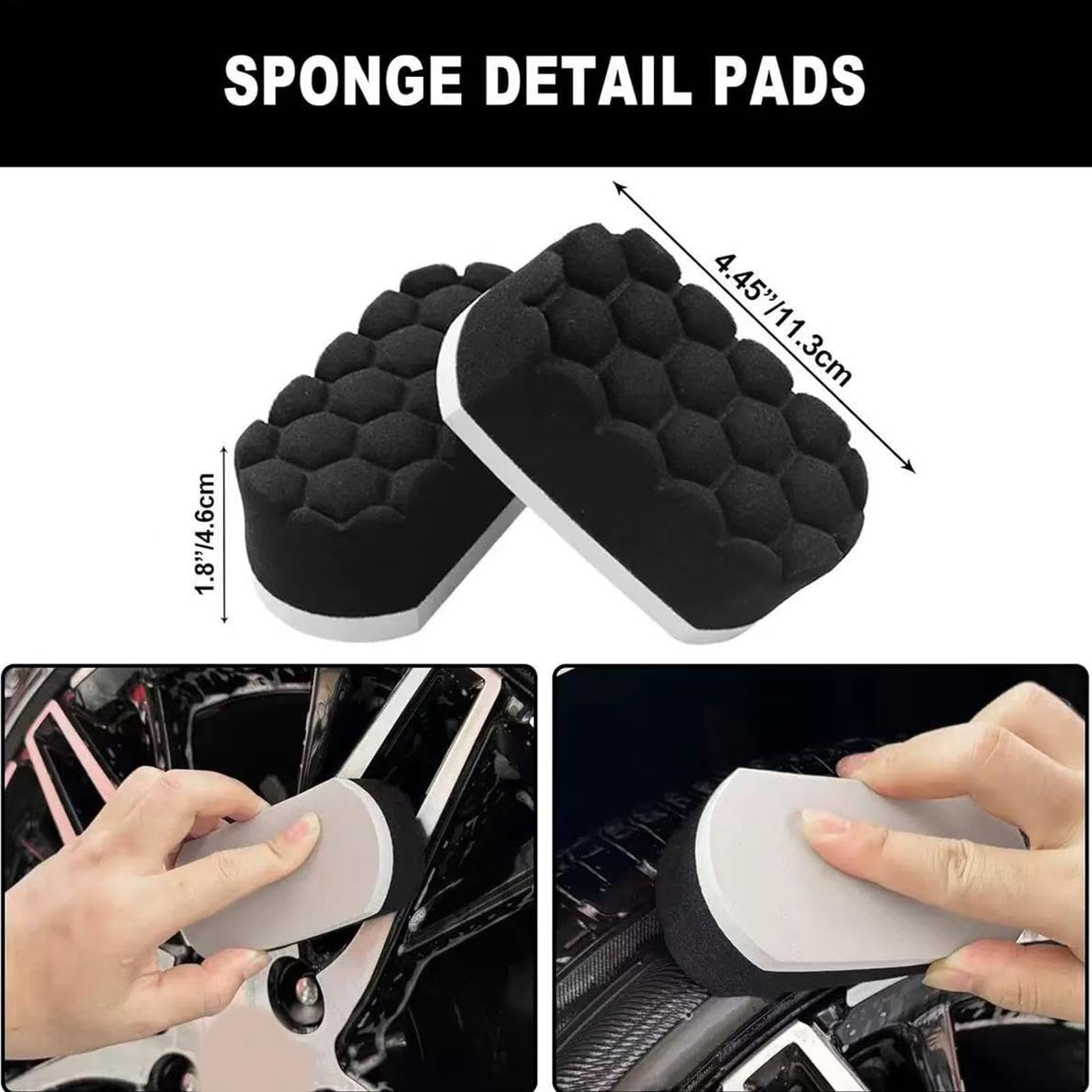 Kit de nettoyage pour jantes et pneus - Poils doux et rigides anti-rayures