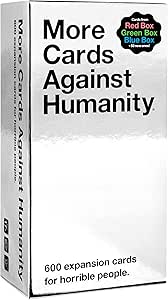 More Cards Against Humanity • 600-card Essential Expansion • Includes The Best Cards from The Red, Blue, &amp; Green Boxes