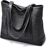 Sacs de grand format pour les femmes 15.6 Sac à ordinateur portable de pouce Sac à main professionnel en toile léger