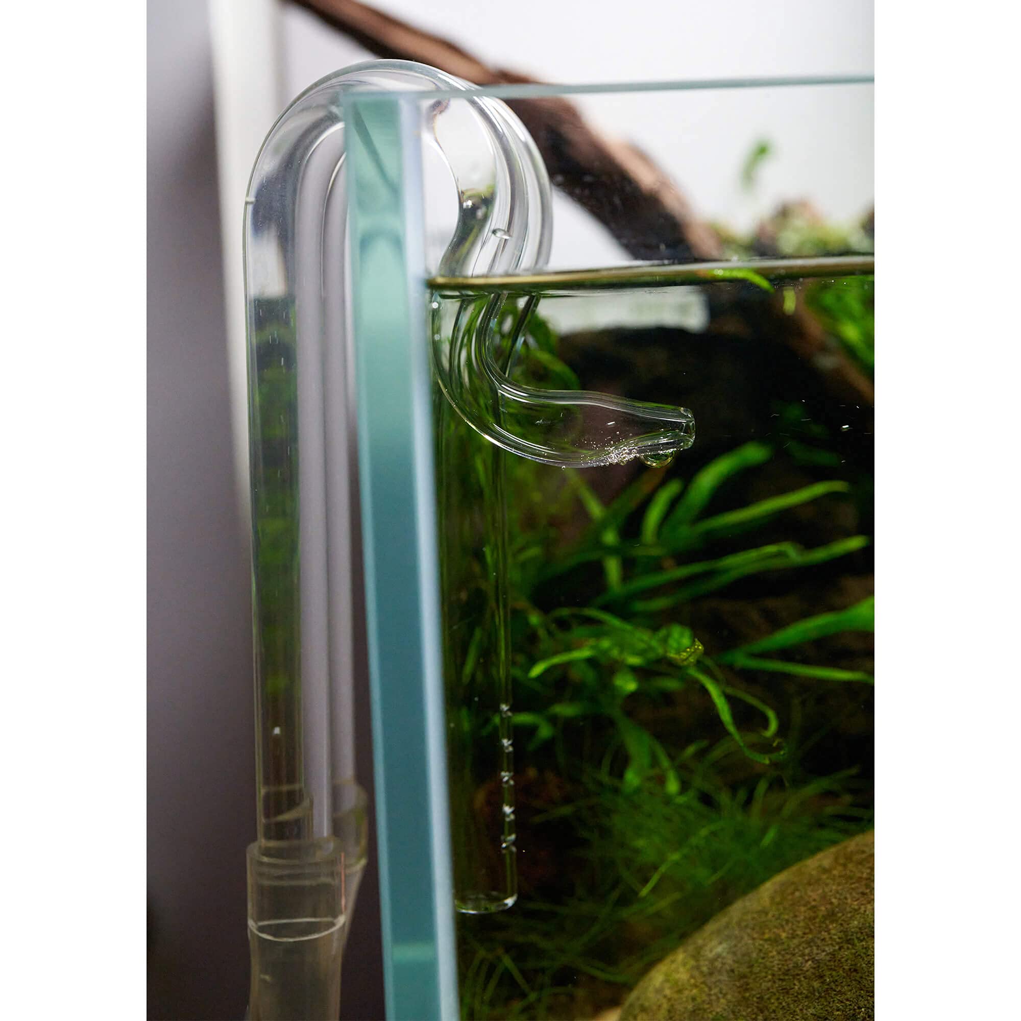 Jet Pipe Inflow-Outflow Set - Aquarium Filtereinlauf Filterauslauf (13mm für 12/16mm Schlauch, Outflow ohne Saugnapf)