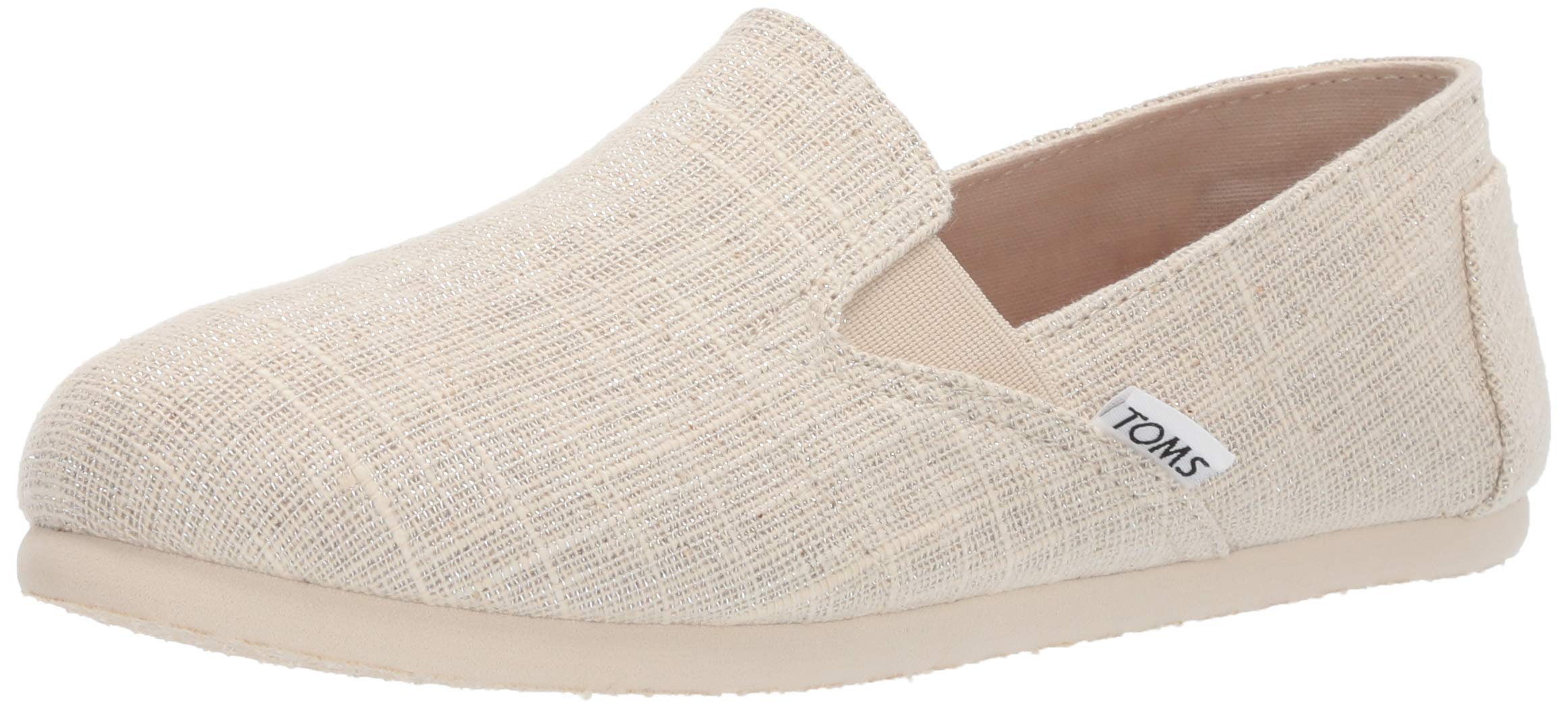 TOMS Women's Redondo Loafer Flat, Natural Metallic, 4.5 UK