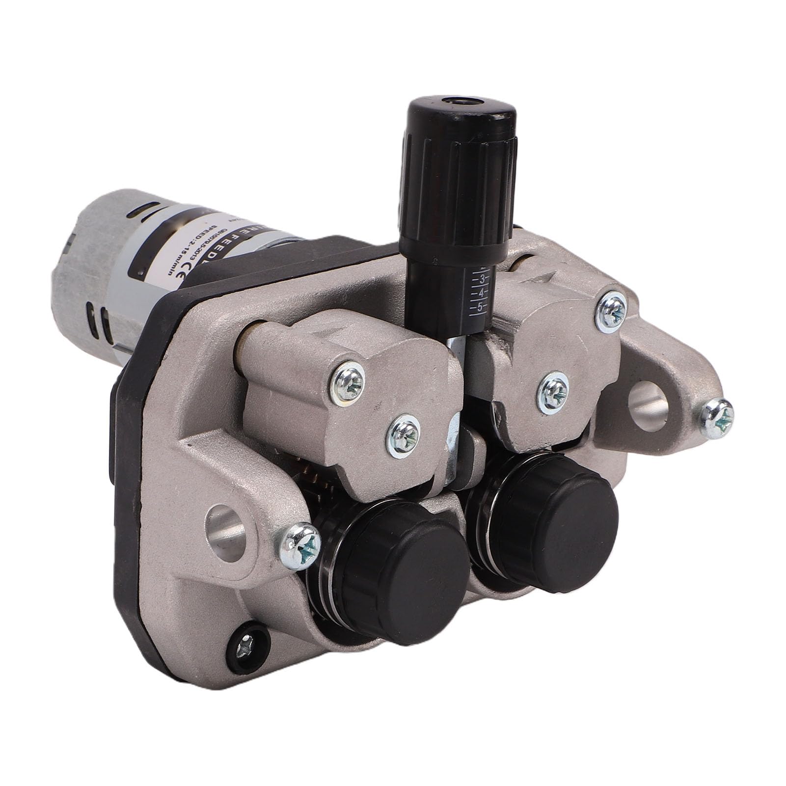 Dpofirs 4-rolkowy Silnik Podawania Drutu, Podajnik Drutu Spawalniczego MIG 40 W, prędkość 2-15 M/min, z Kółkami 30x22x10mm do Drutów Stalowych 0,8-1,0mm
