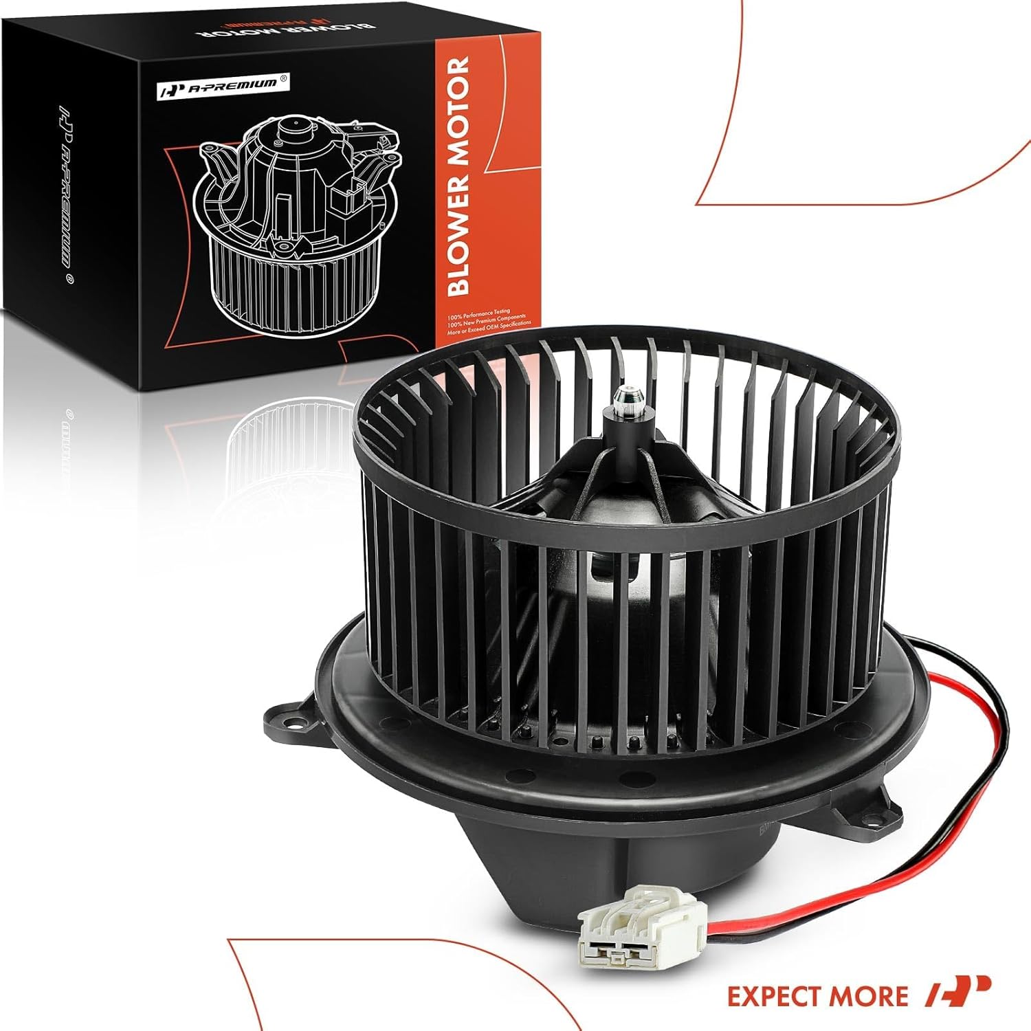 A-Premium HVAC Heater Blower Motor Assembly Compatible with Dodge Vehicles - Dart 2013 2014 2015 2016 - Front Side