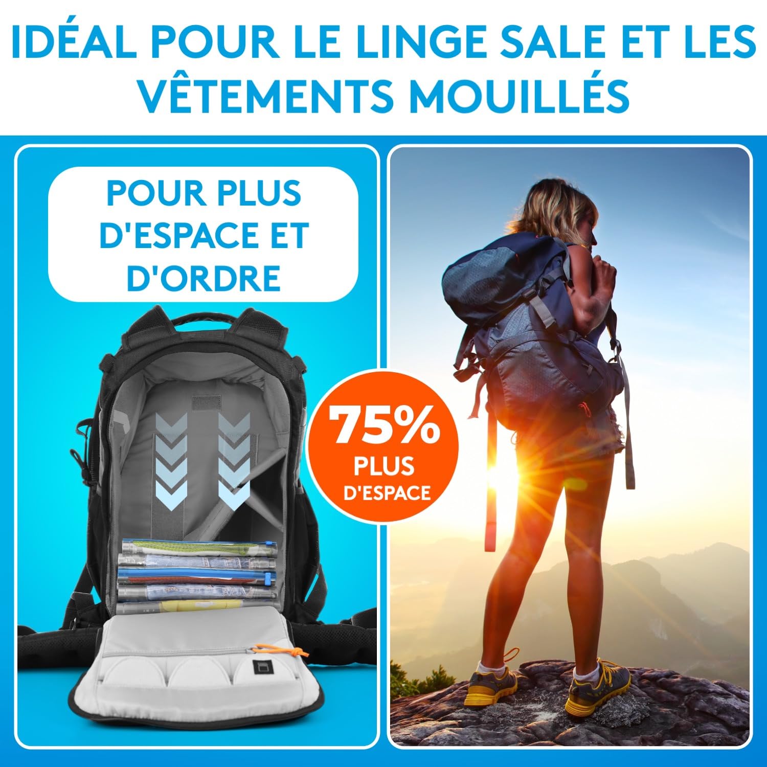 Sac Sous Vide à La Main TAILI Sac Sous Vide Roulé à La Main, 10