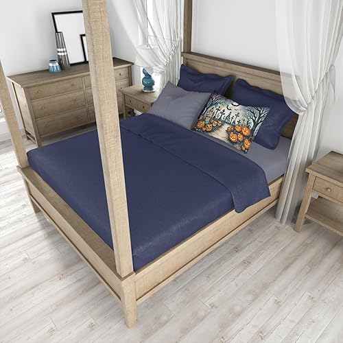 Miniatura 9 de Caroline's Treasures DAC2256PILLOWCASE - Funda de almohada decorativa de tela de Halloween espeluznante, ligera, súper suave, fácil de cuidar, funda