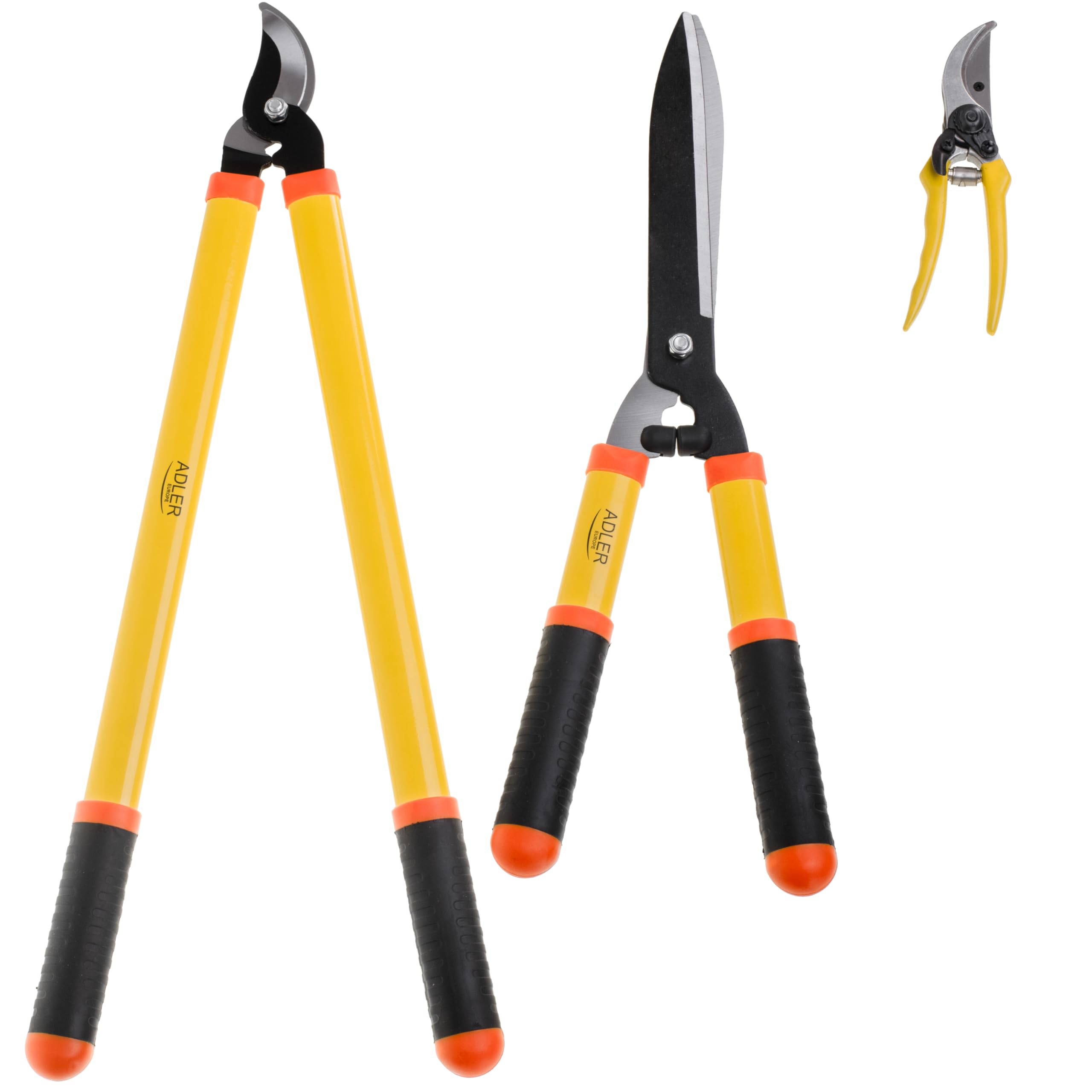 ADLER EUROPR Gartenwerkzeug Set - Heckenschere manuell und Gartenschere klein - Hochwertiger Stahl, Aluminiumlegierung - Für Gärtner, Kleingärtner und Pflanzenfreunde – Präzisionsschneidwerkzeug