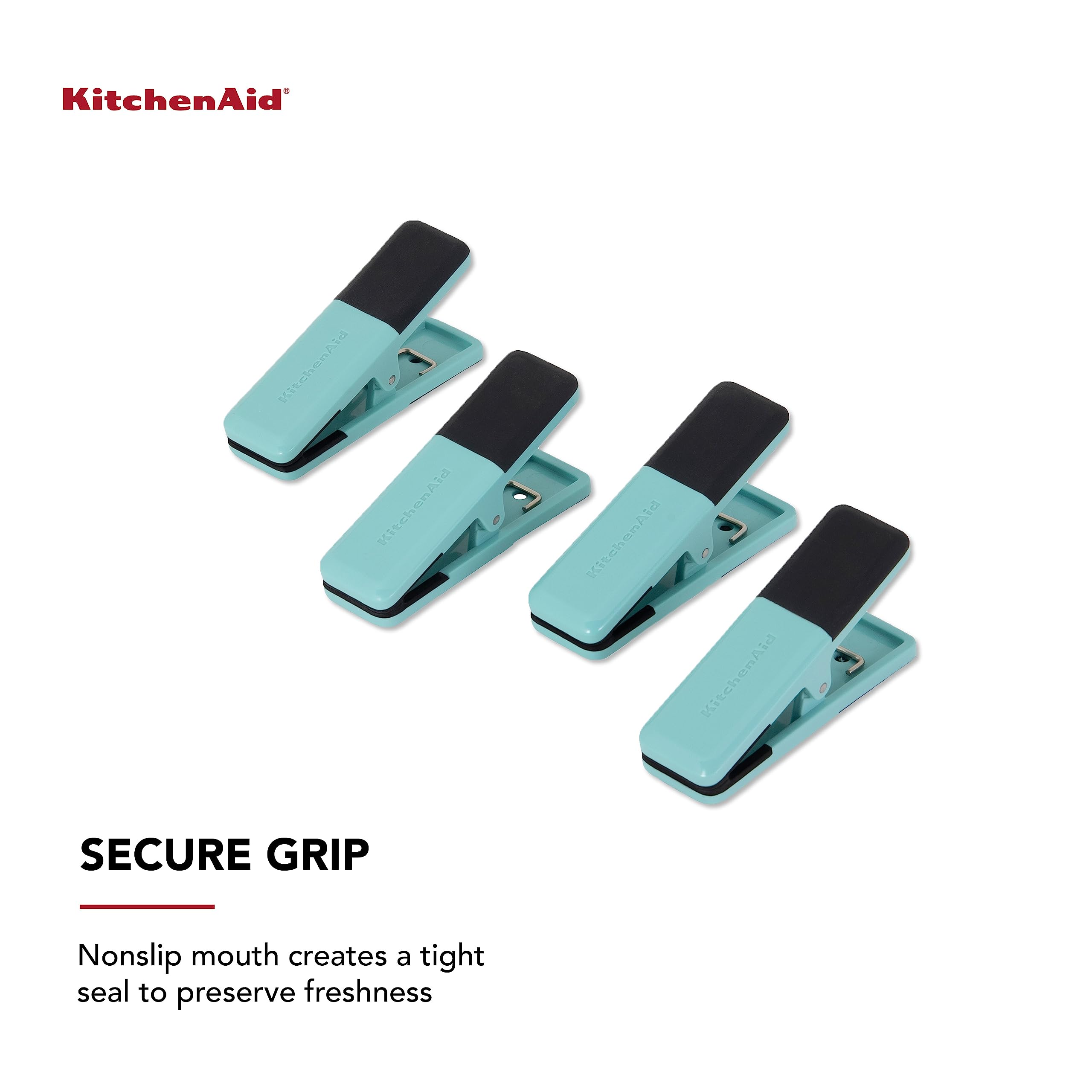 Amazon.com: KitchenAid Small Bag Clips, Set of 4, Aqua Sky: Home