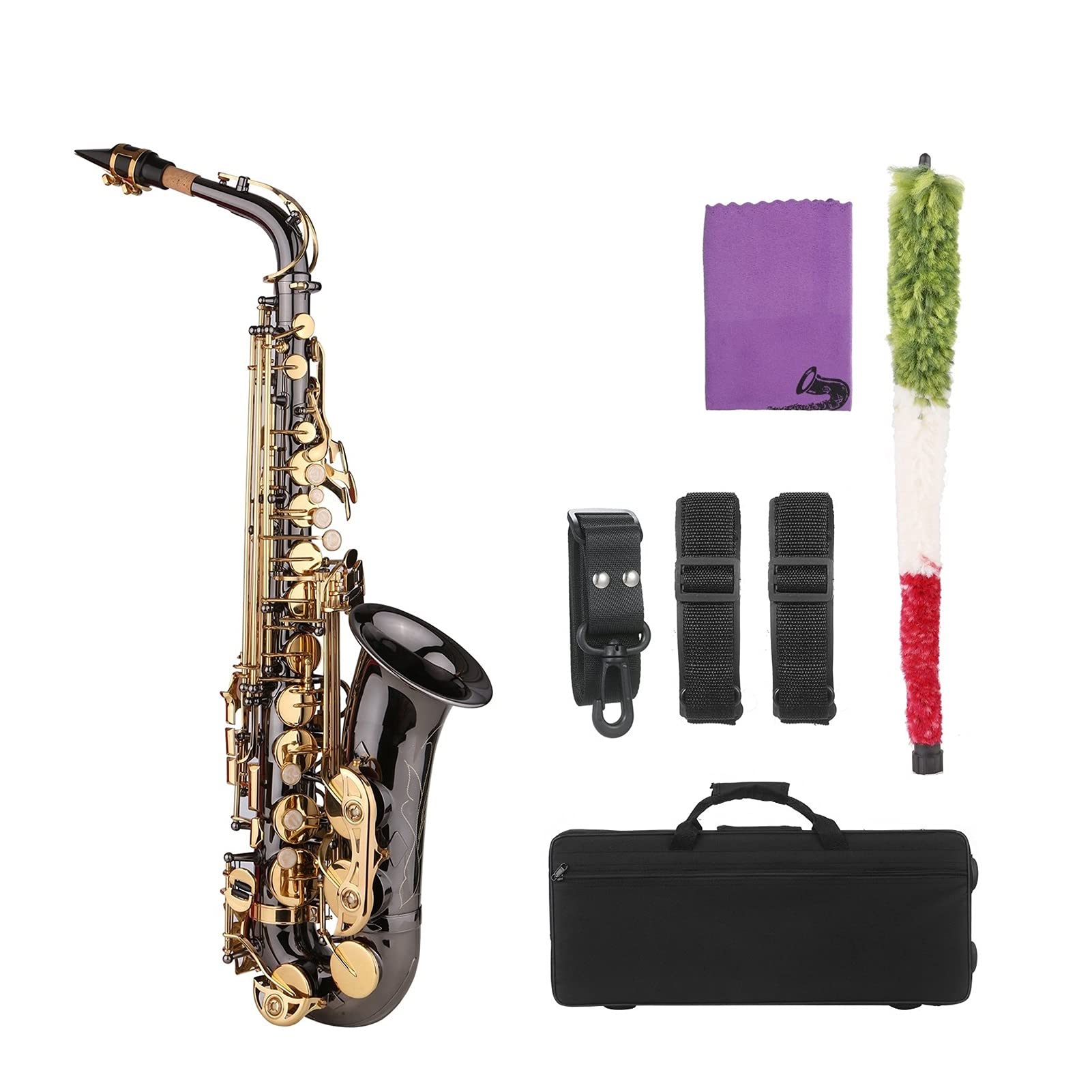 MIB E Piatto Sassofono Contralto Sax Contralto Ottone Nichelato Incisione del Corpo Chiavi di Madreperla Strumento A Fiato Sassofono Studenti