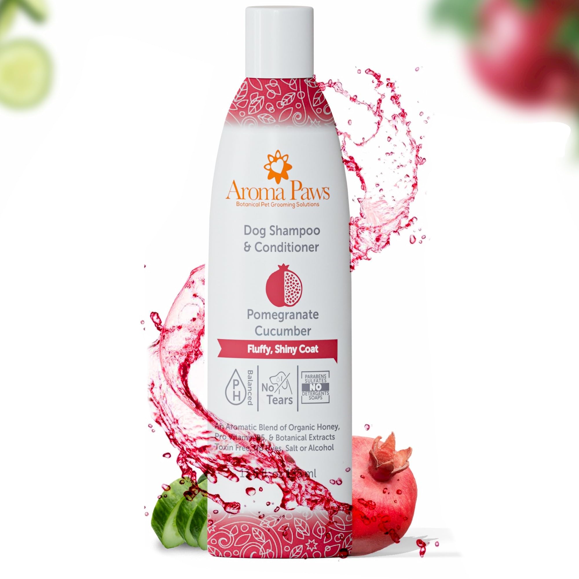 Aroma Paws Pomegranate Cucumber Dog Shampoo