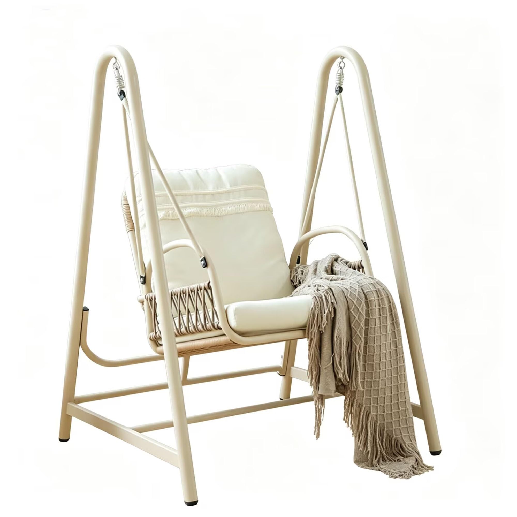 Swing hanging chair for balcony, home use, single indoor swing, rocking chair, villa hanging basket rocking chair
