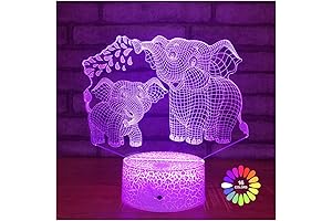 Elephant 3D Night Light for Kids, Unveiling a World of Enchanting Dreams