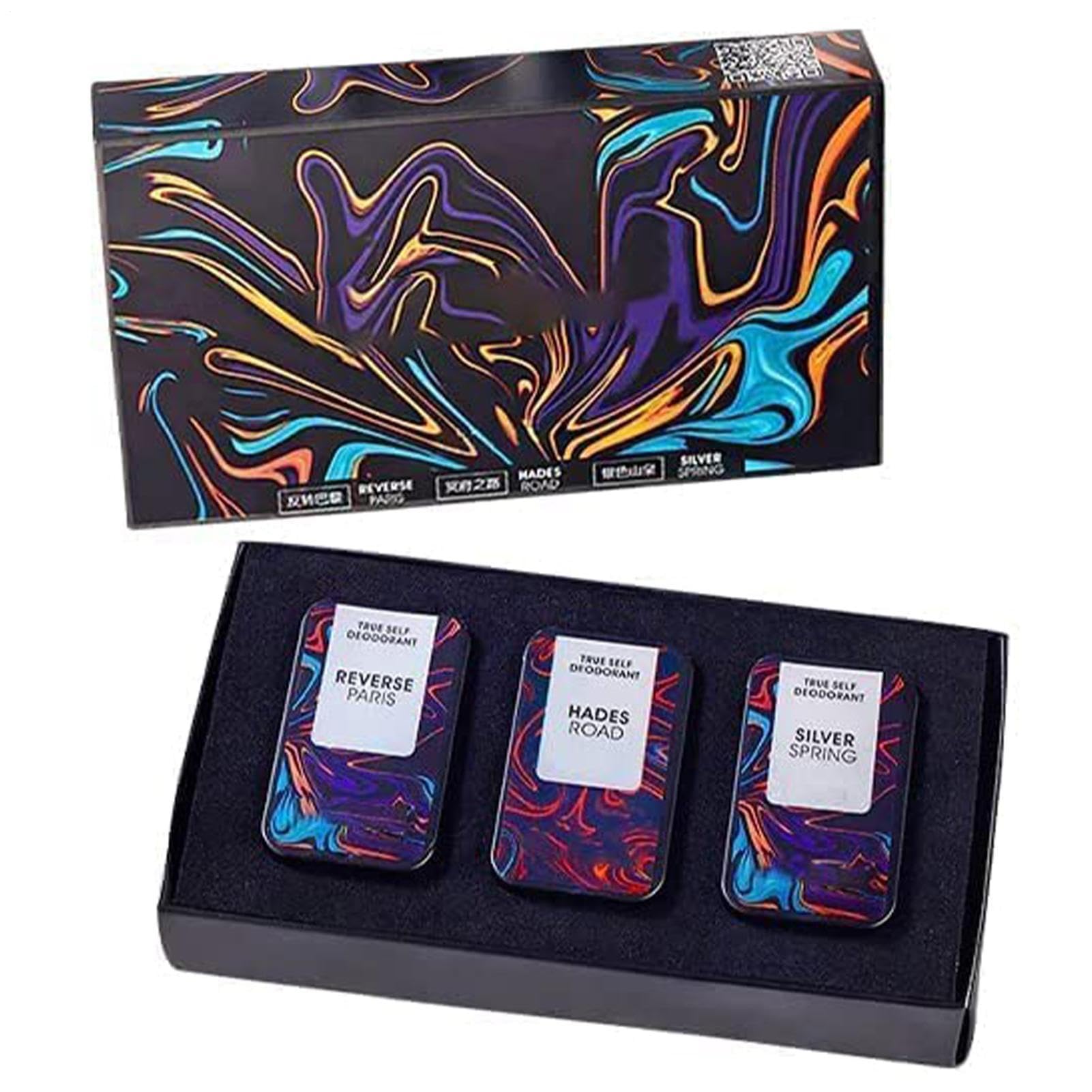 Set di profumi solidi Hommelure Fheromotherapy, 3 pezzi di profumo solido Hommelure Feromone naturale a lunga durata, balsamo profumato solido tascabile portatile per appuntamenti di viaggio