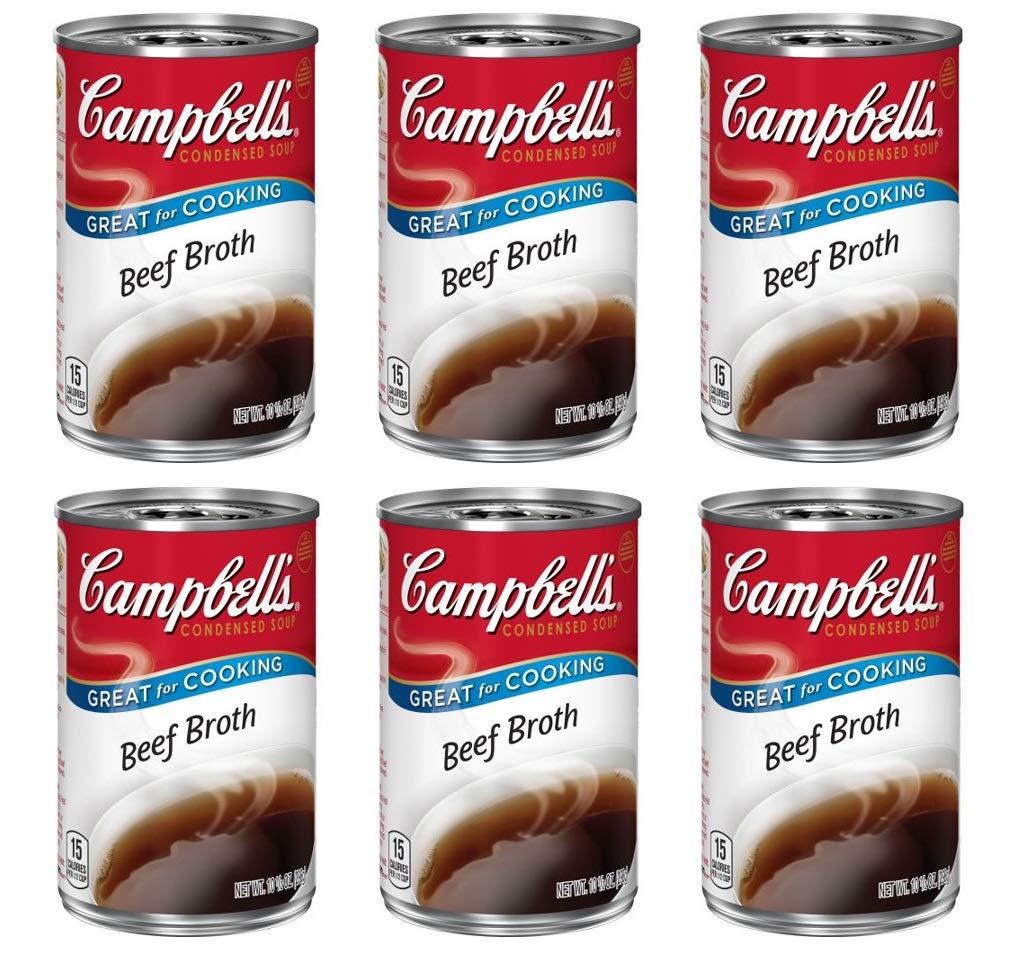 Campbell's Beef Broth, 10.5 oz (Pack of 6) Grocery & Gourmet Food
