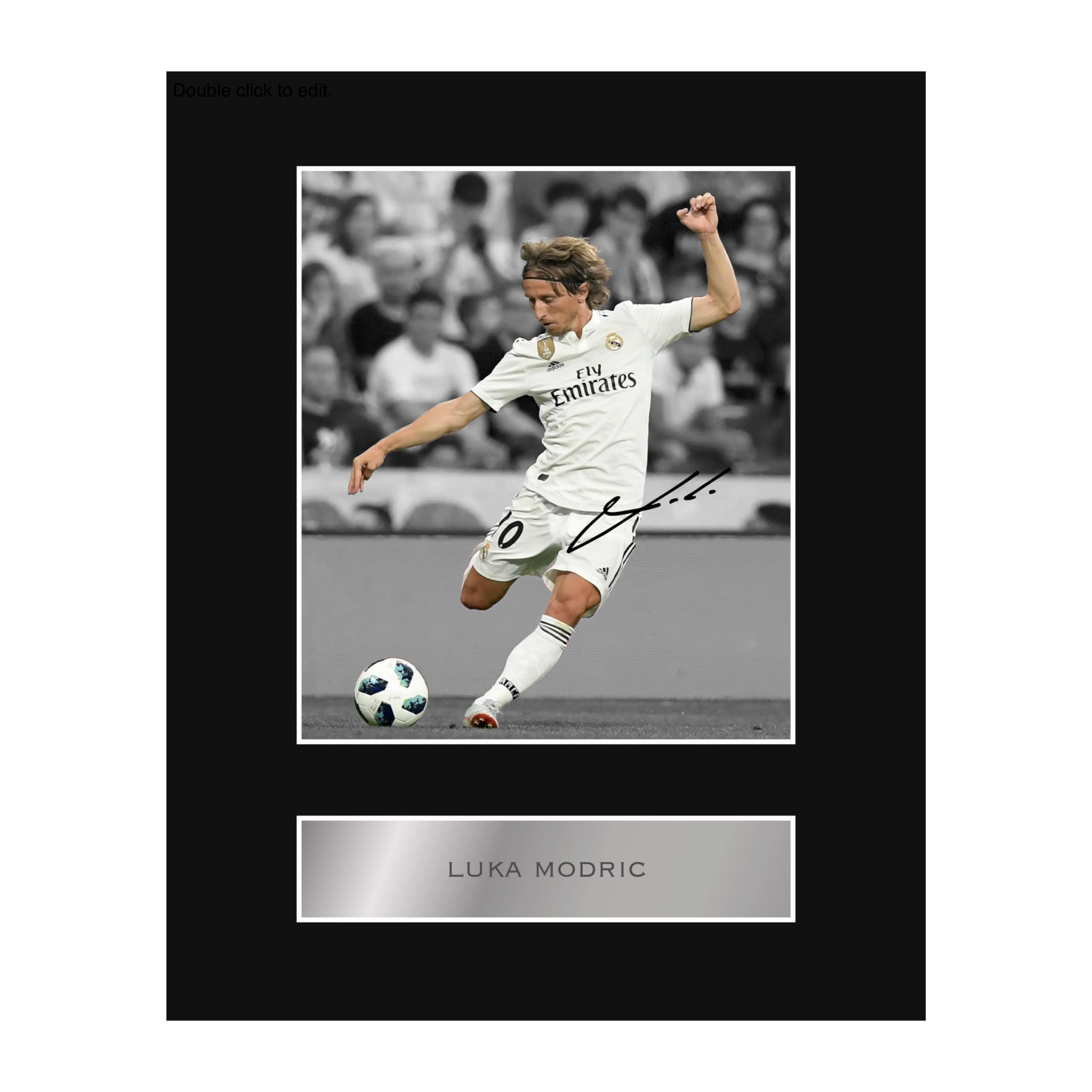 HWC Trading Luka Modric Real Madrid Gifts Printed Signed