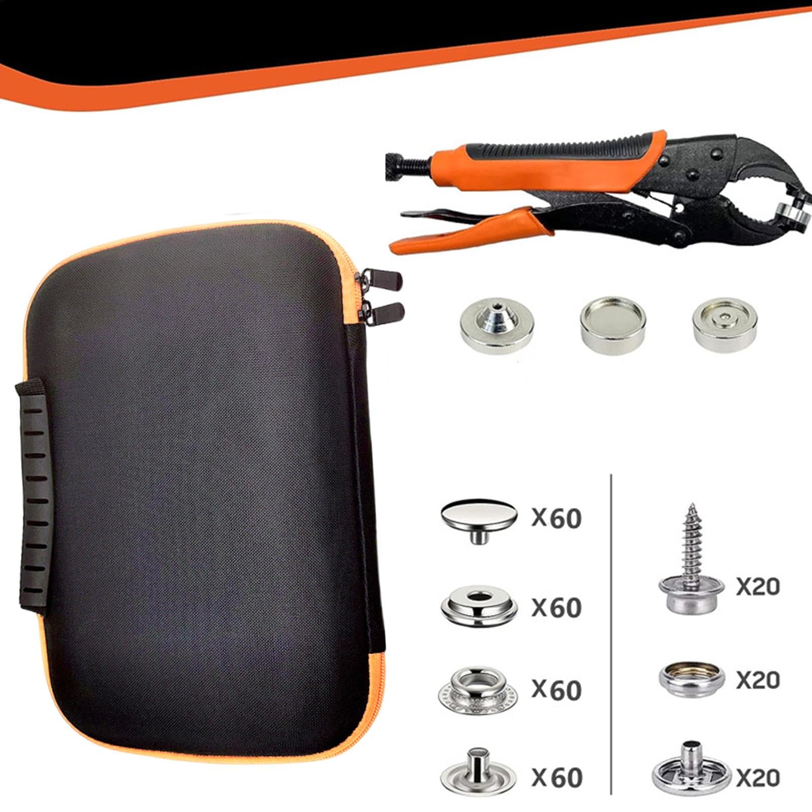 Zestaw narzędzi do zatrzasków Ręczne, Torba Magazynowa